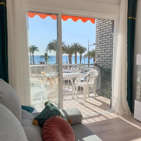 Vistas Al Mar Desde La Playa De El Rihuete En Puerto De Mazarron 아파트 외부 사진